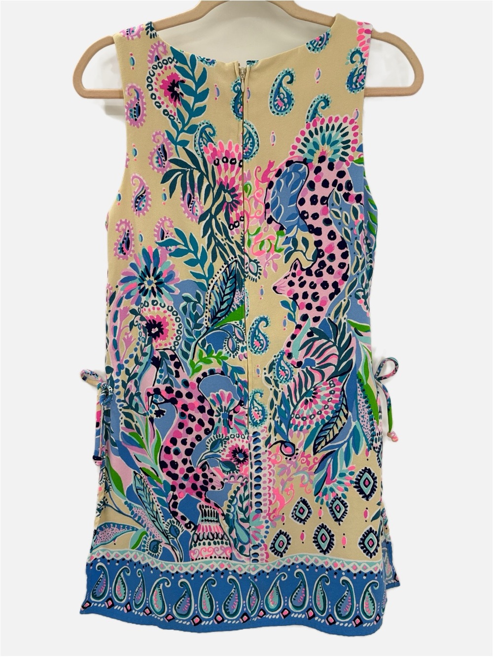 Lilly Pulitzer Donna Romper Haute Cature Engineered Macadamia Size 8 - Picture 6 of 9
